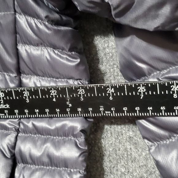 The North Face 550 Goose Down Jacket Puffer Quilted Full Zip Mens Large Grey - Picture 7 of 15